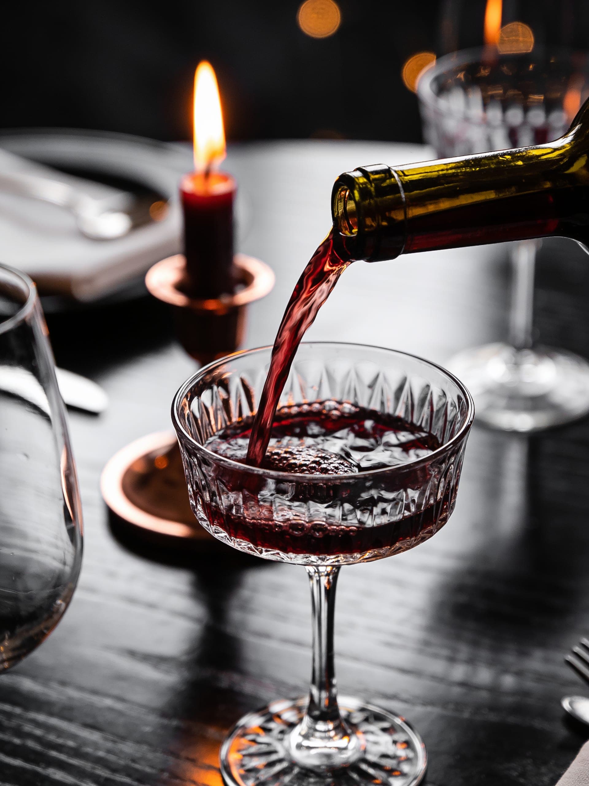 A glass of Burgundy